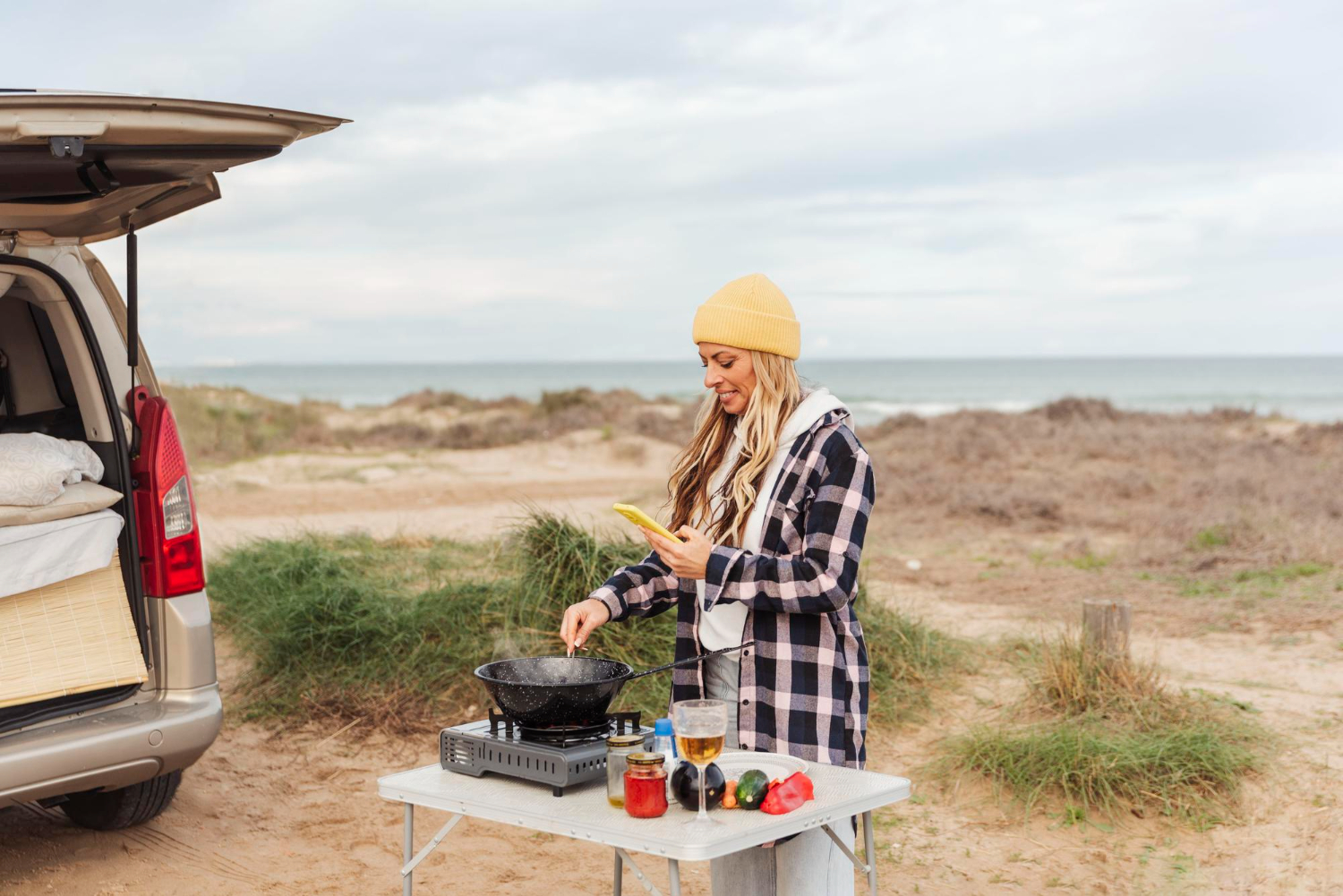 Campervan cooking - Landseer Leisure